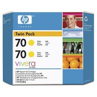 HP 70 Yellow Dual Pack
