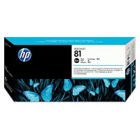 HP 81 Black Printhead & Printhead Cleaner