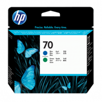 HP 70 Blue & Green Printhead